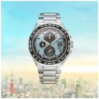 ZEGAREK CITIZEN RADIO CONTROLLED SUPER TITANIUM CHRONOGRAPH