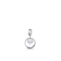 Zawieszka srebrna z napisem Mom Lovely Beads