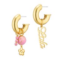 Kolczyki Gold Oops Hoops