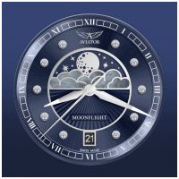 ZEGAREK AVIATOR DOUGLAS MOONFLIGHT DIAMONDS