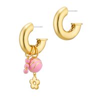 Kolczyki Gold Oops Hoops