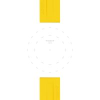 Silikonowy żółty pasek Tissot 22 mm