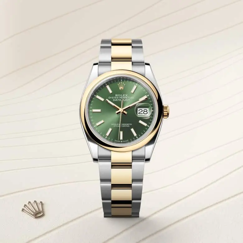 Rolex Datejust 36mm, ze stali Oystersteel i żółtego złota, M126203-0058 - W.KRUK