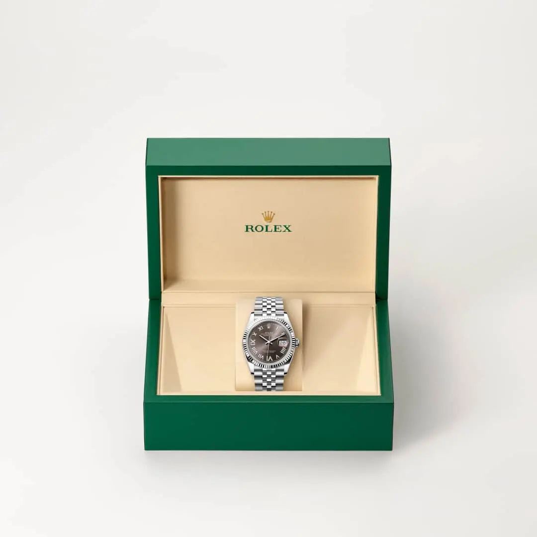 Rolex Datejust, 36 mm, ze stali Oystersteel i białego złota, M126234-0071 - W.KRUK