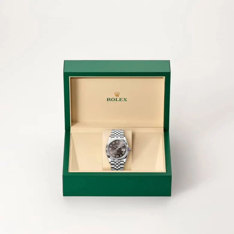 Rolex Datejust, 36 mm, ze stali Oystersteel i białego złota, M126234-0071 - W.KRUK