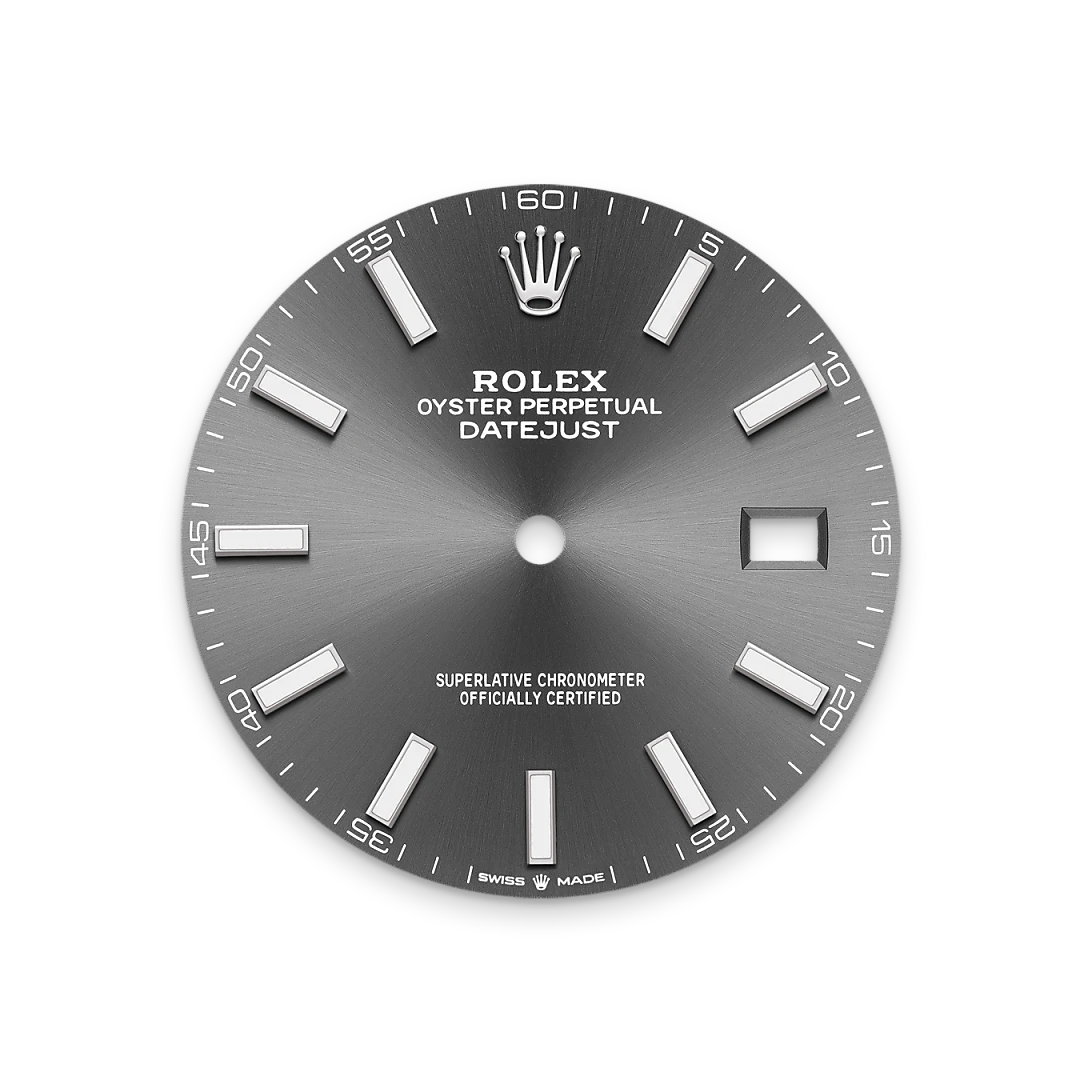 rolex Datejust 41, Biały Rolesor – połączenie stali Oystersteel z białym złotem, M126334-0014 - W.KRUK