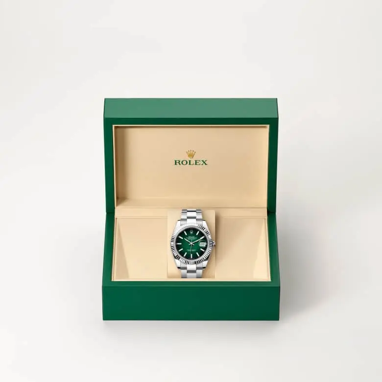 Rolex Datejust, 41 mm, ze stali Oystersteel i białego złota, M126334-0033 - W.KRUK
