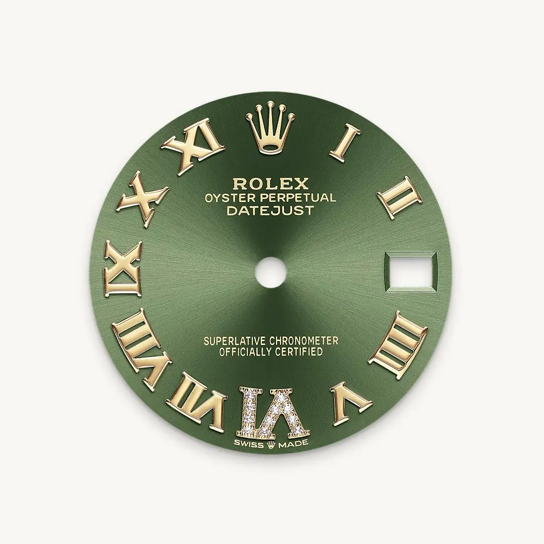rolex Datejust 31, Oyster, 31 mm, stal Oystersteel, żółte złoto i brylanty, M278343RBR-0015 - W.KRUK