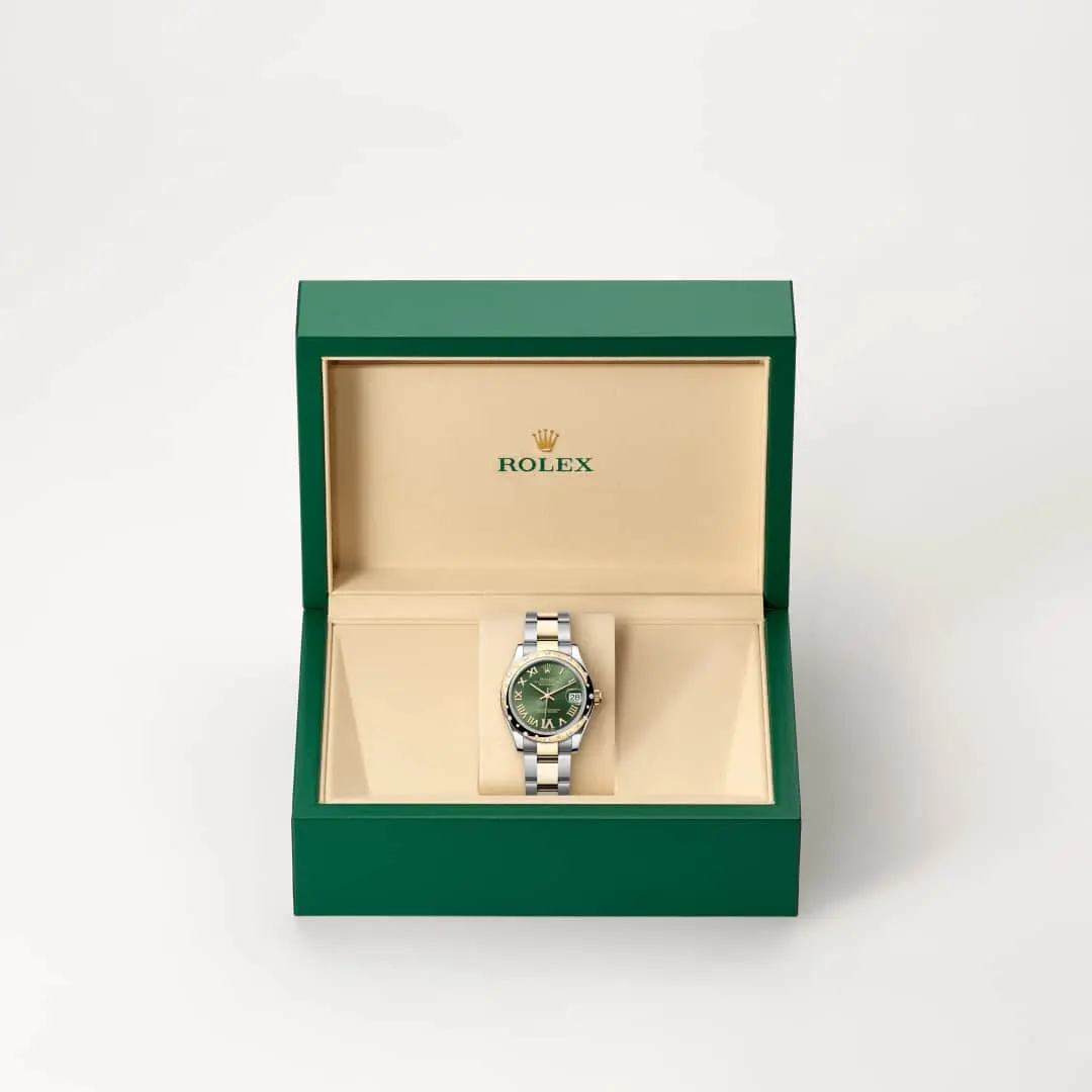 Rolex Datejust 31mm, ze stali Oystersteel, żółtego złota i brylantów, M278343RBR-0015 - W.KRUK