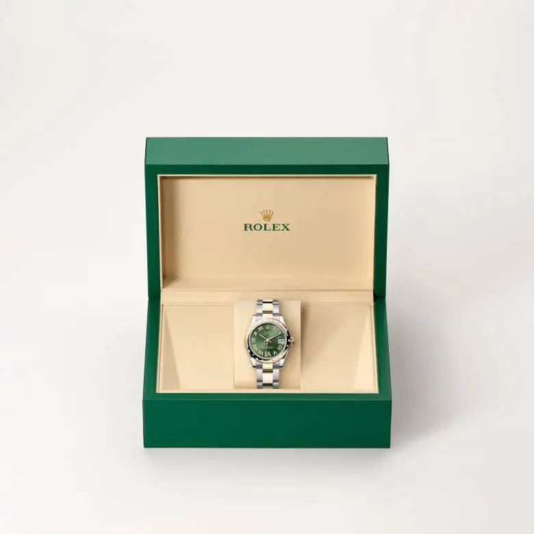 Rolex Datejust 31mm, ze stali Oystersteel, żółtego złota i brylantów, M278343RBR-0015 - W.KRUK