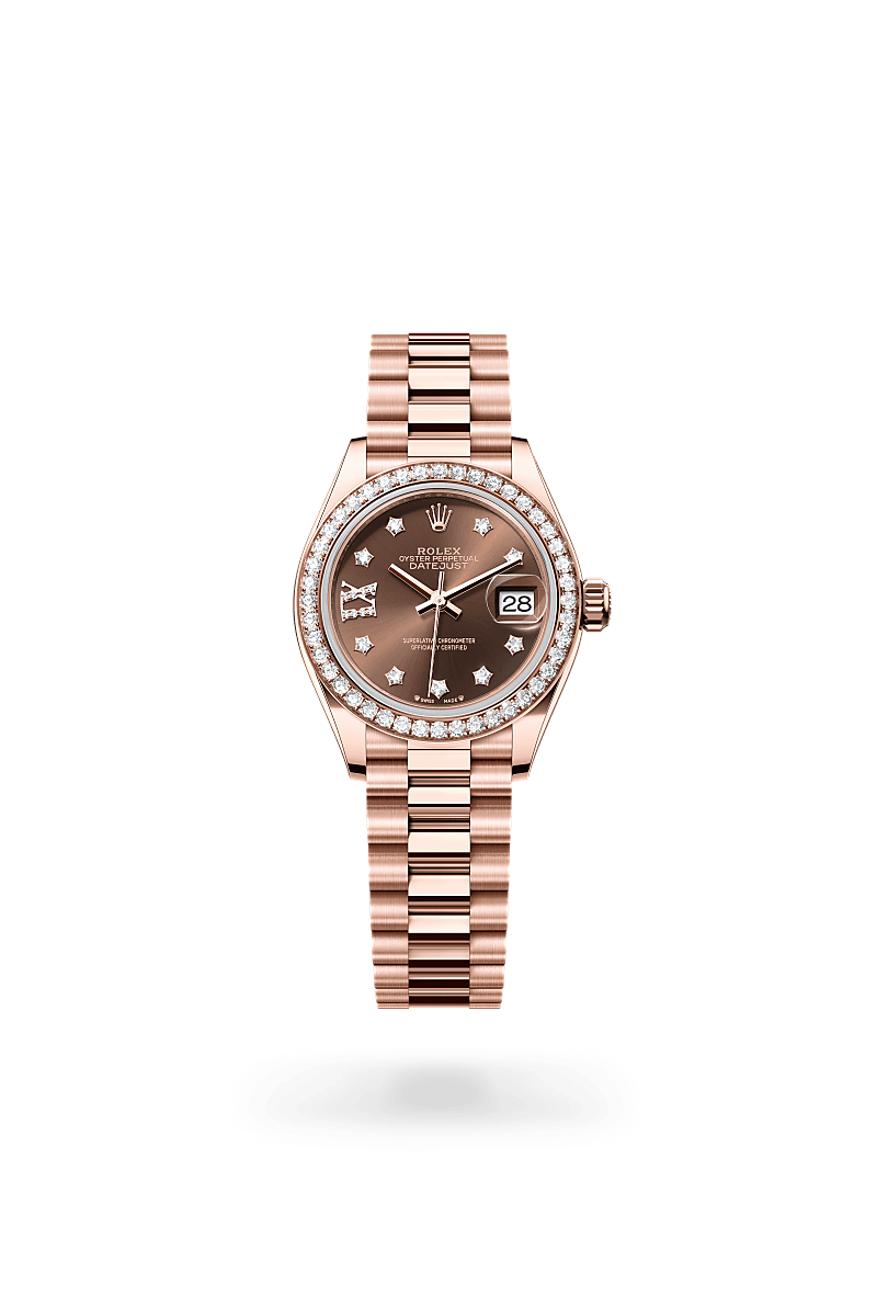 Rolex Lady-Datejust, 18-karatowe różowe złoto Everose, M279135RBR-0001 - W.KRUK