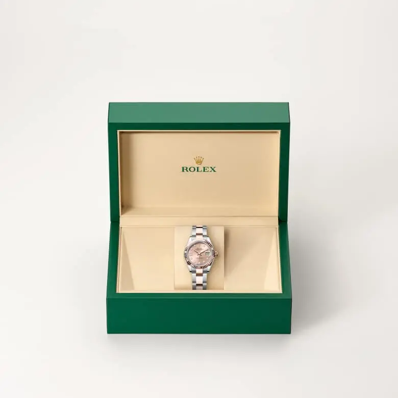 Rolex Lady-Datejust, 28 mm, ze stali Oystersteel i różowego złota Everose, M279171-0028 - W.KRUK