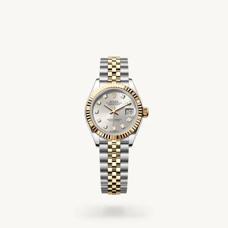 Rolex Lady-Datejust, 28 mm, ze stali Oystersteel i różowego złota Everose, M279171-0028 - W.KRUK