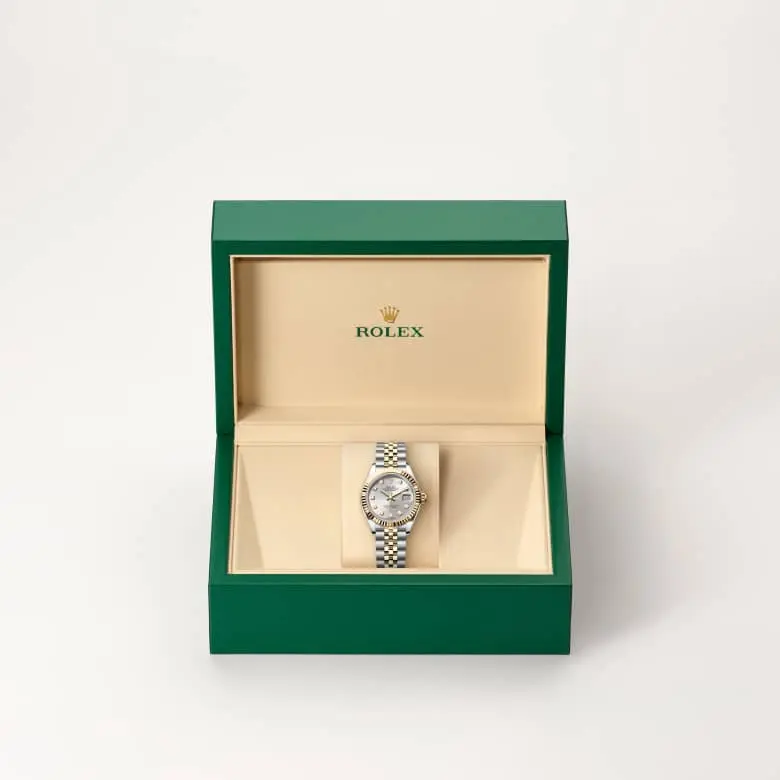 Rolex Lady-Datejust, 28 mm, ze stali Oystersteel i różowego złota Everose, M279171-0028 - W.KRUK