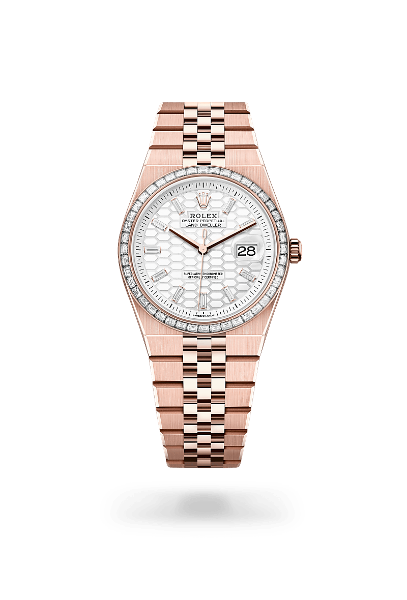 Rolex Land-Dweller 36, 18-karatowe różowe złoto Everose, M127285TBR-0002 - W.KRUK