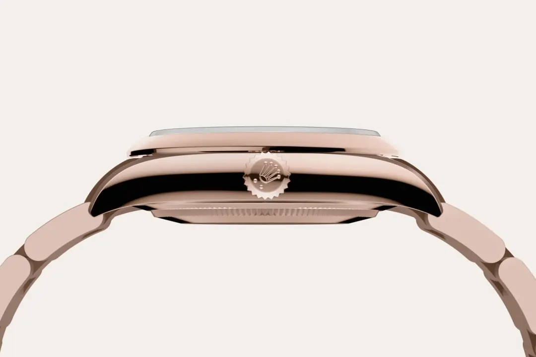 rolex Oyster Perpetual 34, Oyster, 34 mm, różowe złoto Everose, M124205-0002 - W.KRUK