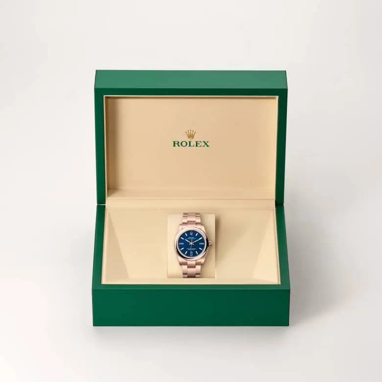 Rolex Oyster Perpetual 34 ze stali Oystersteel i różowego złota Everose, M124205-0002  - W.KRUK