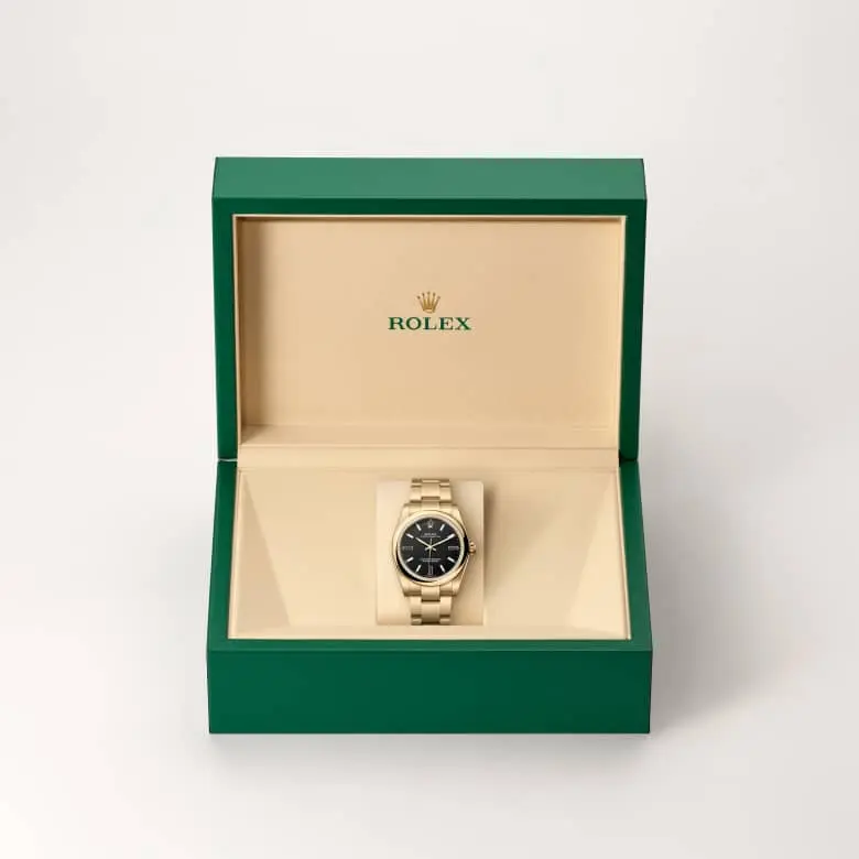 Rolex Oyster Perpetual 34 z żółtego złota, M124208-0001  - W.KRUK