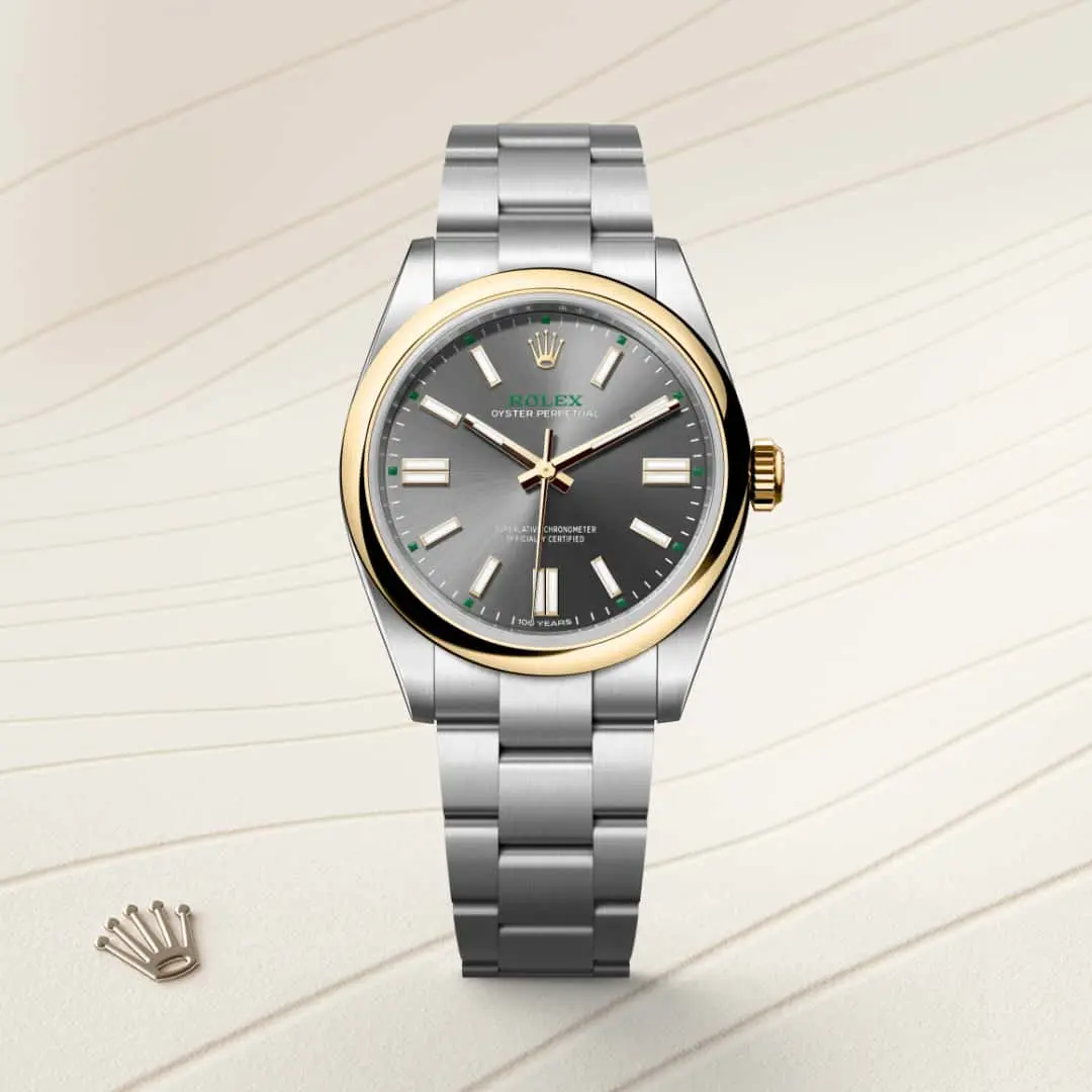 Rolex Oyster Perpetual 41 ze stali Oystersteel i żółtego złota, M134303-0001 - W.KRUK