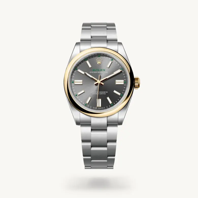 Rolex Oyster Perpetual 41 ze stali Oystersteel i żółtego złota, M134303-0001 - W.KRUK