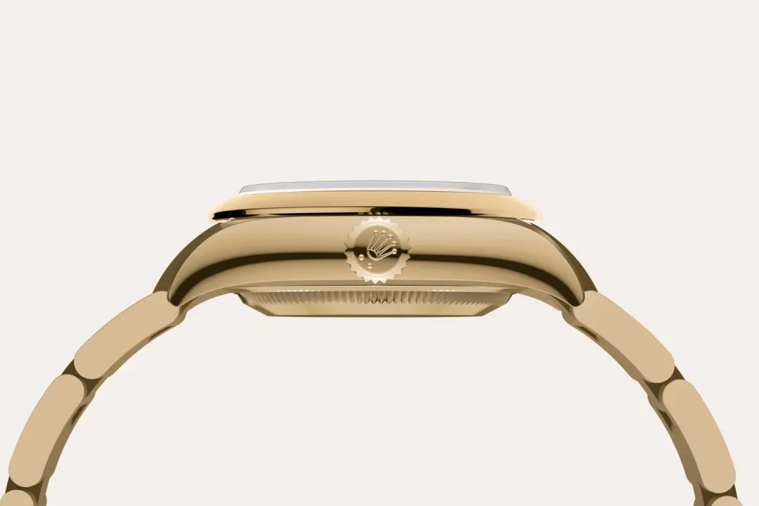 rolex Oyster Perpetual 28, Oyster, 28 mm, żółte złoto, M276208-0002 - W.KRUK