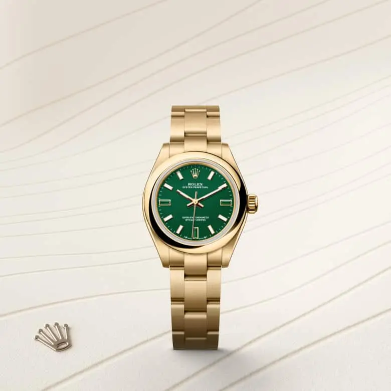Rolex Oyster Perpetual 28 ze stali Oystersteel i żółtego złota,  M276208-0002 - W.KRUK