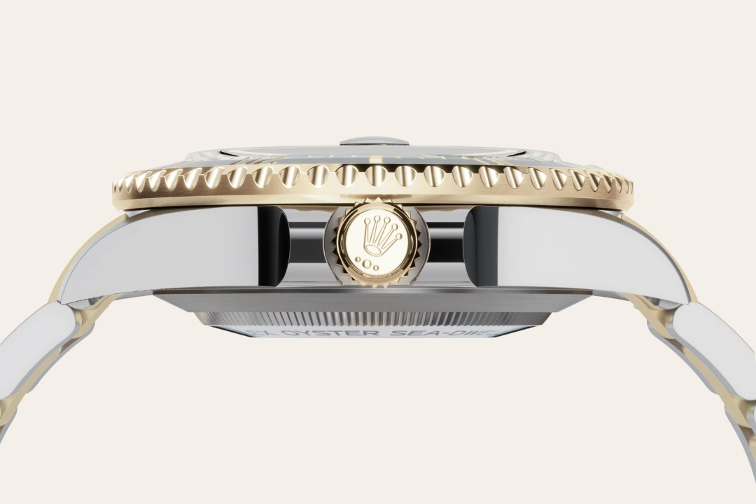rolex Sea-Dweller, Żółty Rolesor – połączenie stali Oystersteel z żółtym złotem, M126603-0001 - W.KRUK
