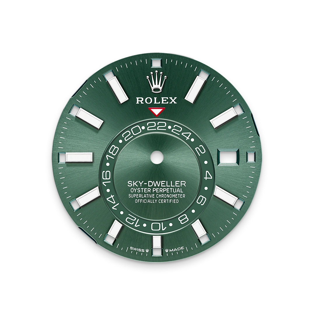 rolex Sky-Dweller, Biały Rolesor – połączenie stali Oystersteel z białym złotem, M336934-0001 - W.KRUK