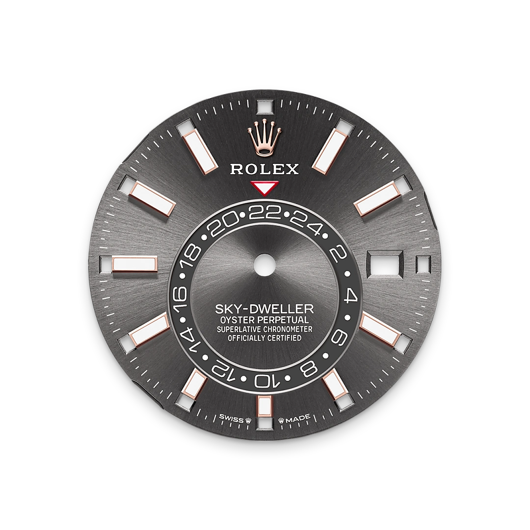 rolex Sky-Dweller, 18-karatowe różowe złoto Everose, M336935-0008 - W.KRUK
