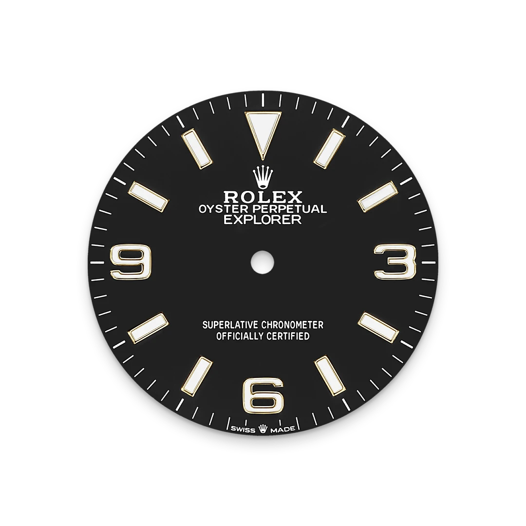 rolex Explorer 36, Żółty Rolesor – połączenie stali Oystersteel z żółtym złotem, M124273-0001 - W.KRUK