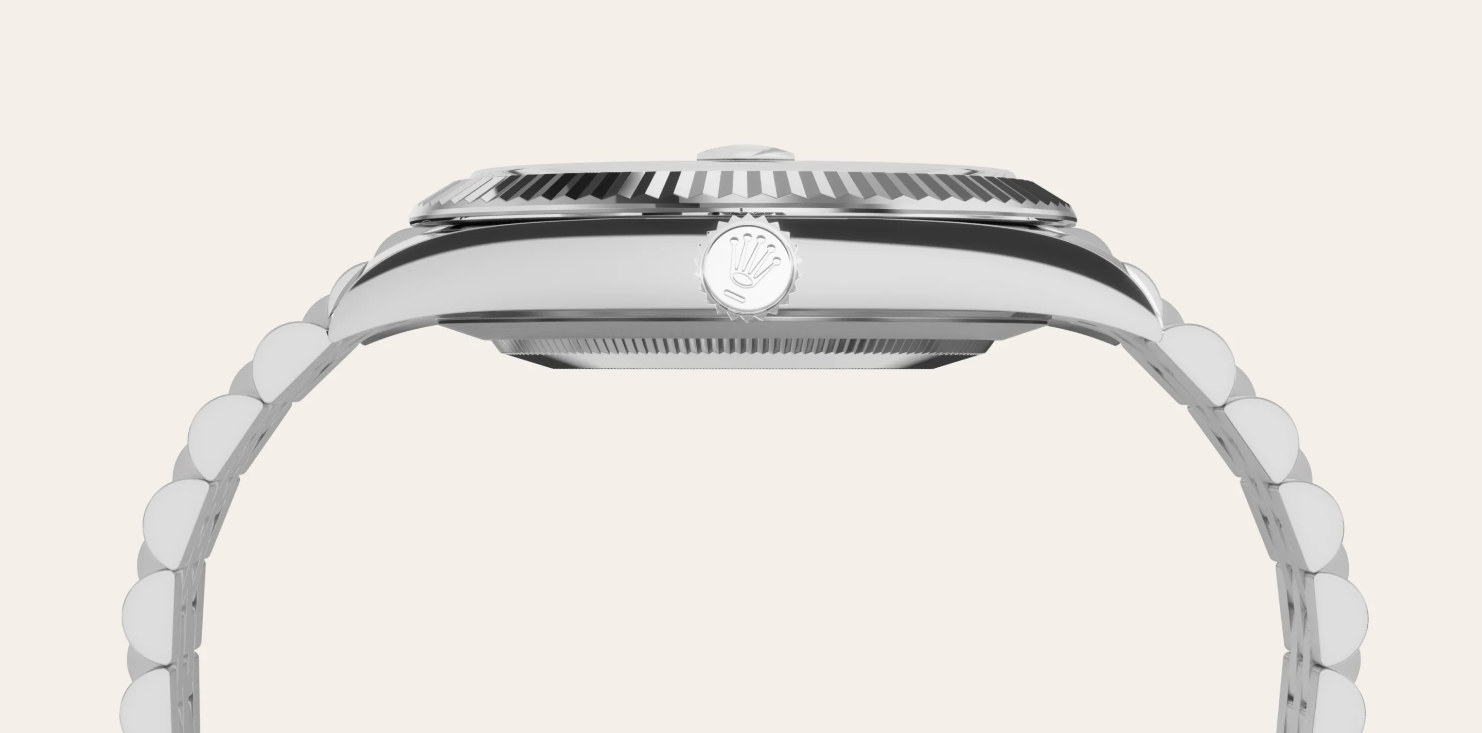 rolex Datejust 41, Biały Rolesor – połączenie stali Oystersteel z białym złotem, M126334-0002 - W.KRUK
