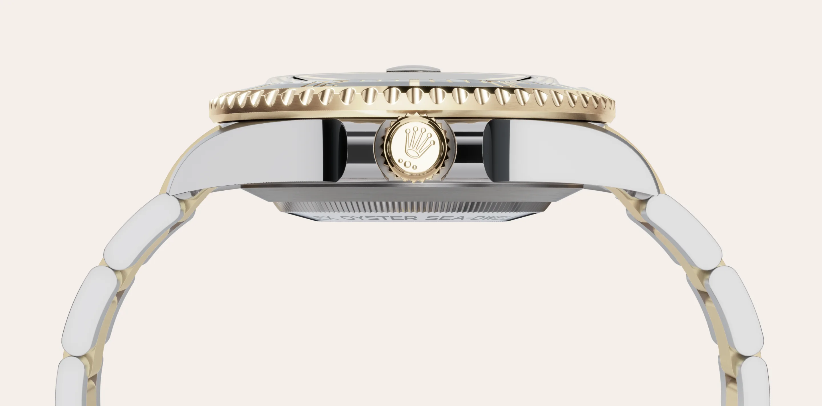 rolex Sea-Dweller, Żółty Rolesor – połączenie stali Oystersteel z żółtym złotem, M126603-0001 - W.KRUK
