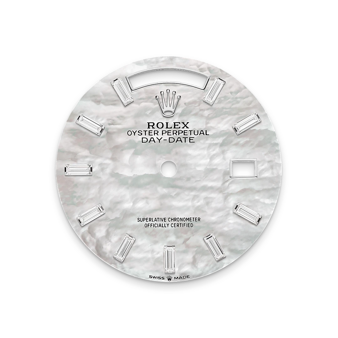 rolex Day-Date 36, 18-karatowe białe złoto, M128239-0065 - W.KRUK