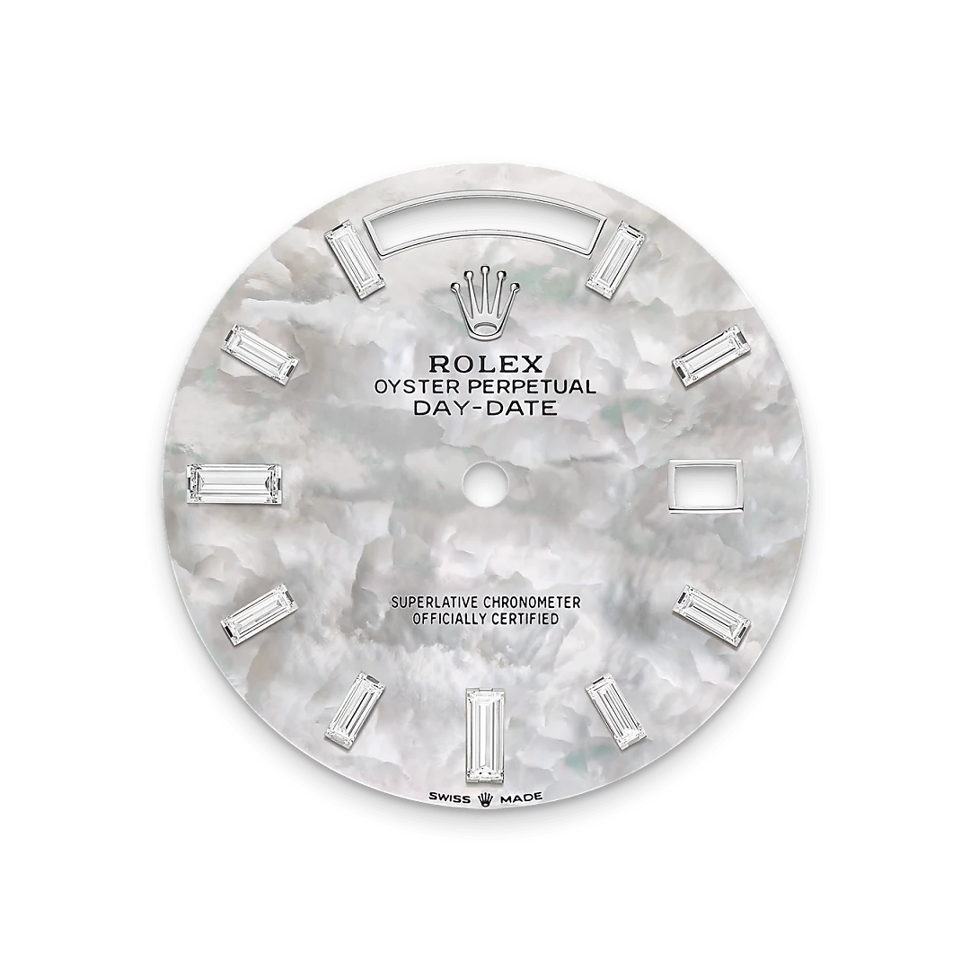 rolex Day-Date 40, 18-karatowe białe złoto, M228239-0078 - W.KRUK