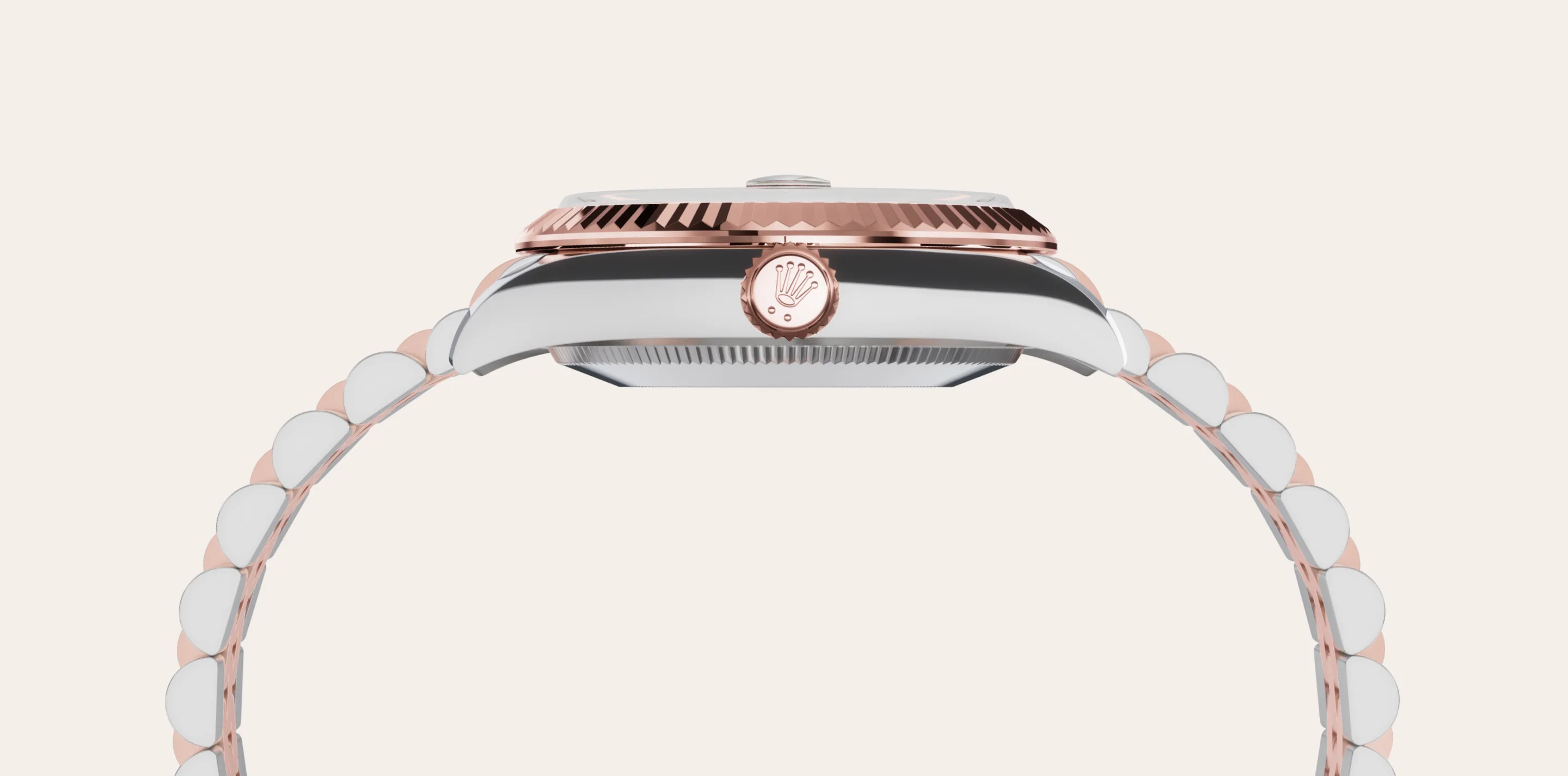 rolex Datejust 31, Rolesor Everose – połączenie stali Oystersteel z różowym złotem Everose, M278271-0002 - W.KRUK