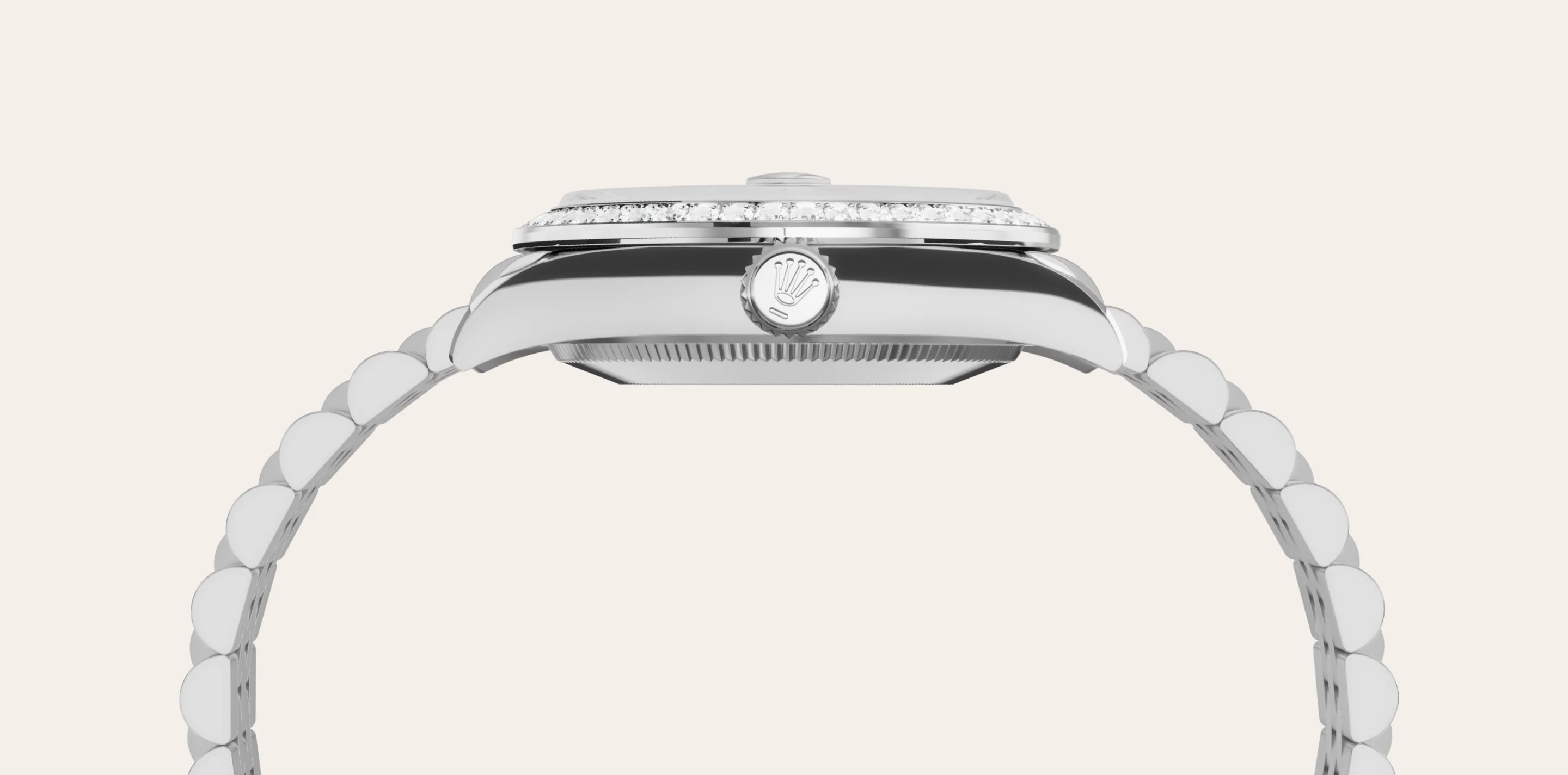 rolex Datejust 31, Biały Rolesor – połączenie stali Oystersteel z białym złotem, M278384RBR-0008 - W.KRUK