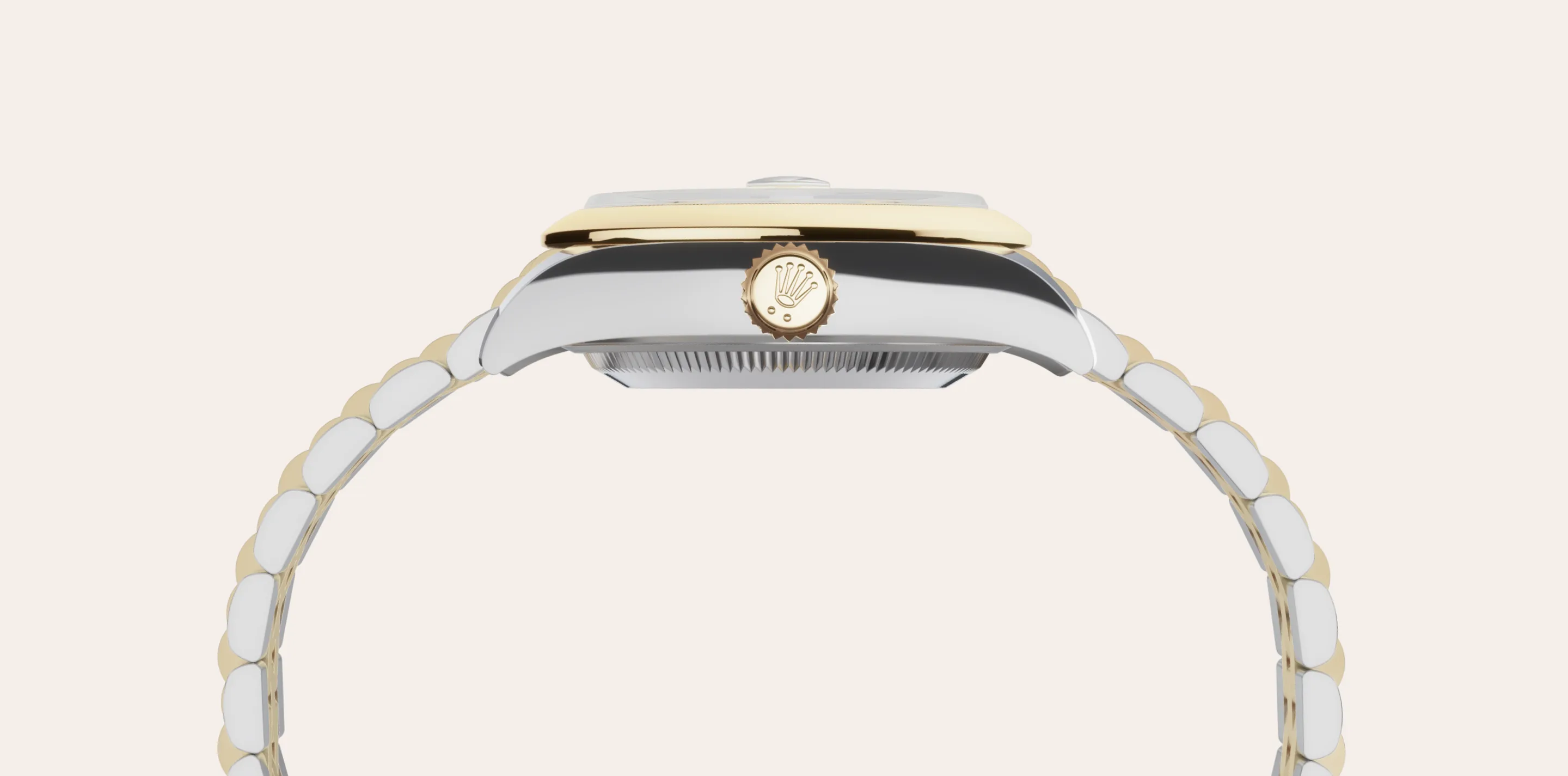 rolex Lady-Datejust, Żółty Rolesor – połączenie stali Oystersteel z żółtym złotem, M279163-0023 - W.KRUK