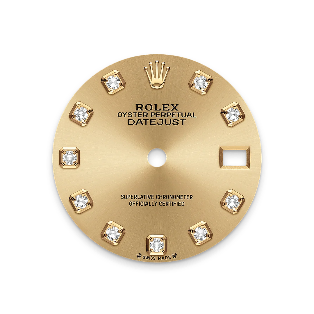 rolex Lady-Datejust, Żółty Rolesor – połączenie stali Oystersteel z żółtym złotem, M279173-0012 - W.KRUK