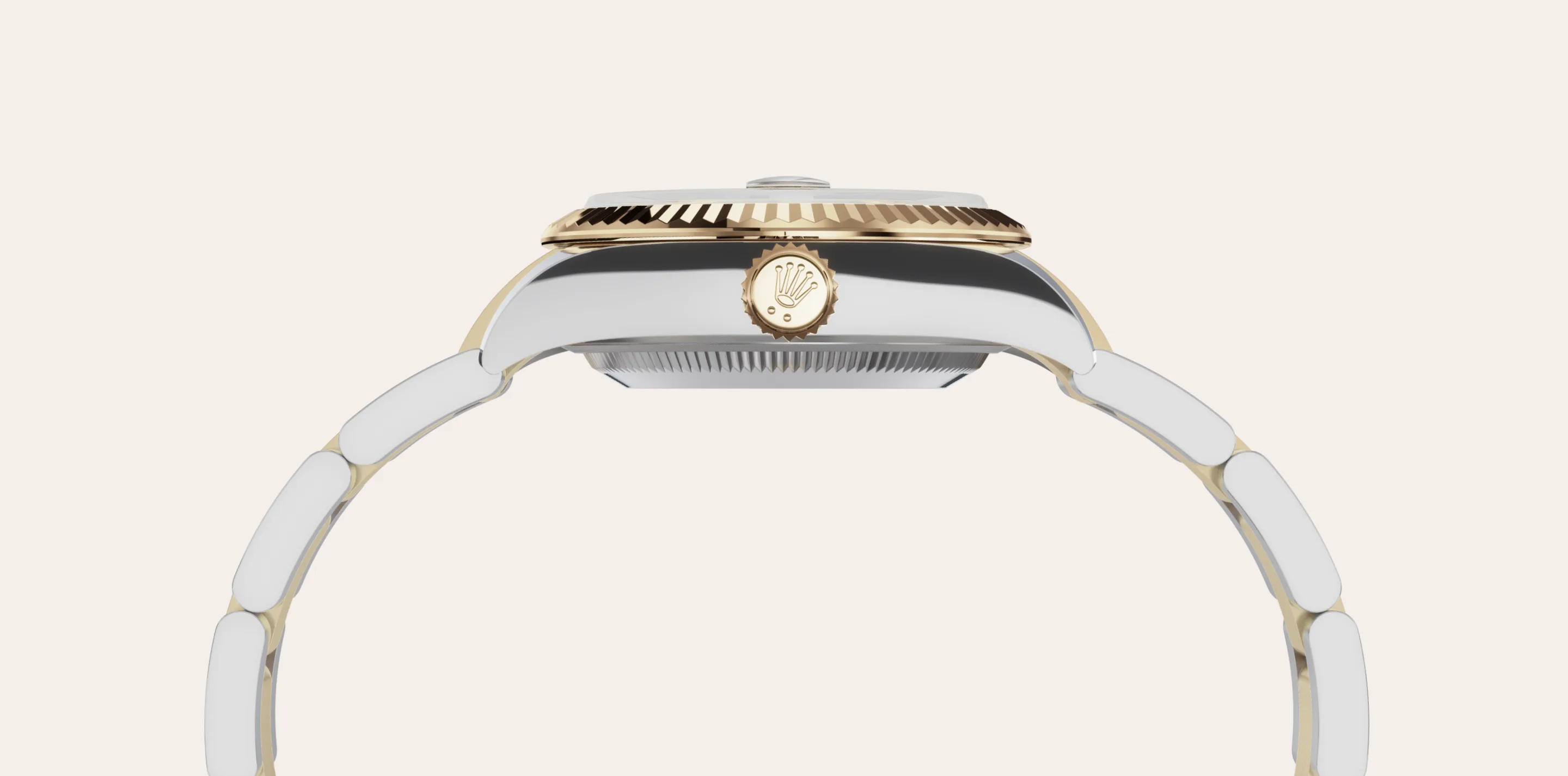 rolex Lady-Datejust, Żółty Rolesor – połączenie stali Oystersteel z żółtym złotem, M279173-0012 - W.KRUK