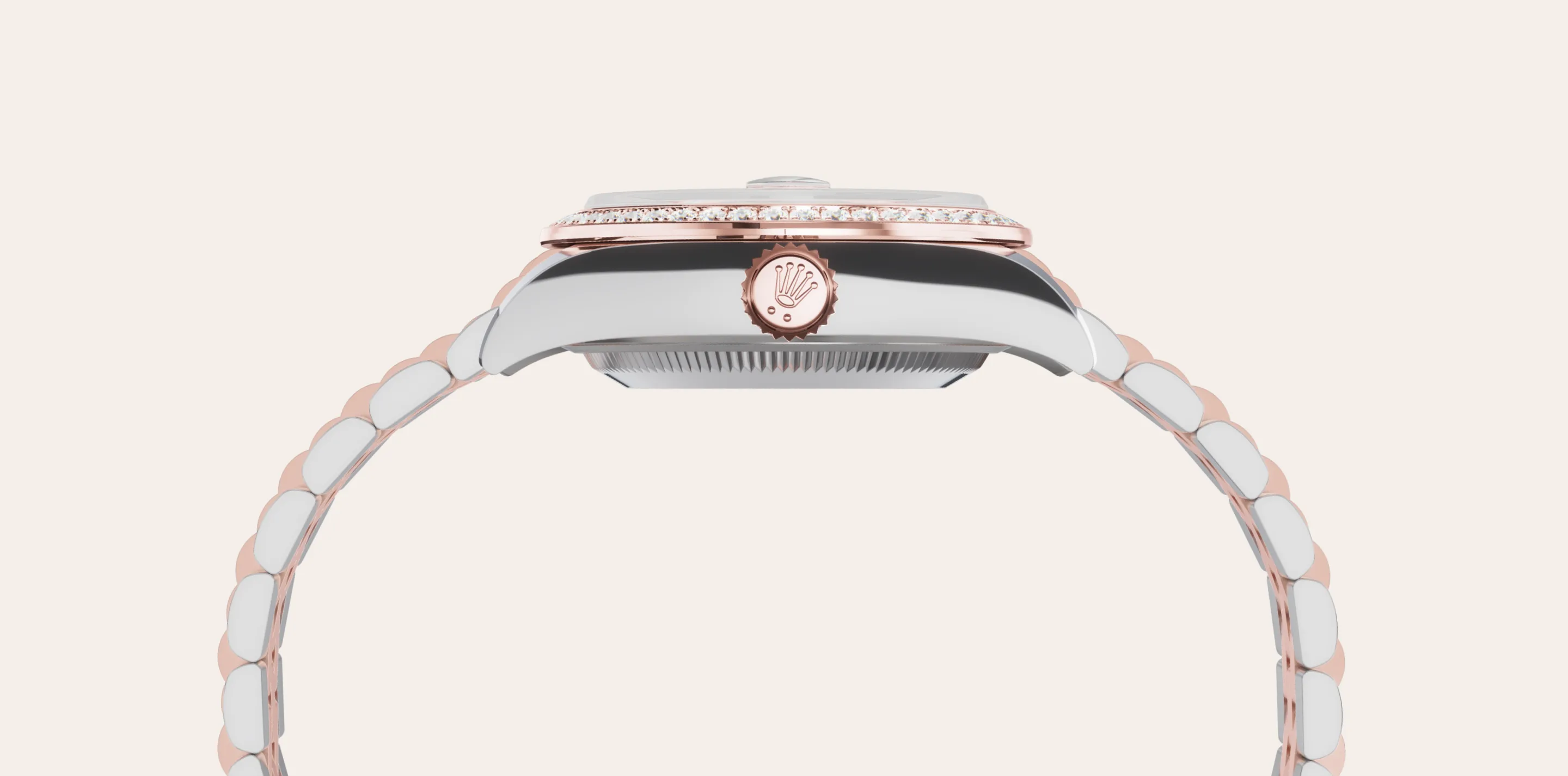 rolex Lady-Datejust, Rolesor Everose – połączenie stali Oystersteel z różowym złotem Everose, M279381RBR-0013 - W.KRUK