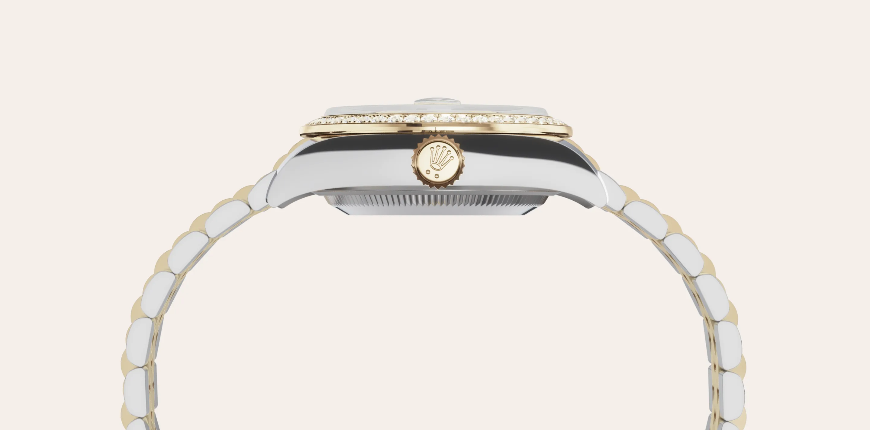 rolex Lady-Datejust, Żółty Rolesor – połączenie stali Oystersteel z żółtym złotem, M279383RBR-0003 - W.KRUK