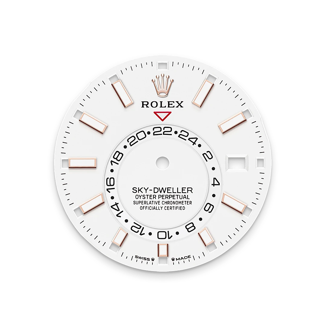 rolex Sky-Dweller, 18-karatowe różowe złoto Everose, M336235-0003 - W.KRUK