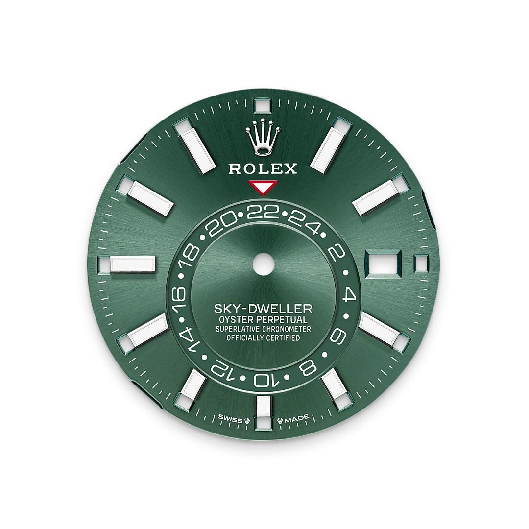 rolex Sky-Dweller, Biały Rolesor – połączenie stali Oystersteel z białym złotem, M336934-0001 - W.KRUK