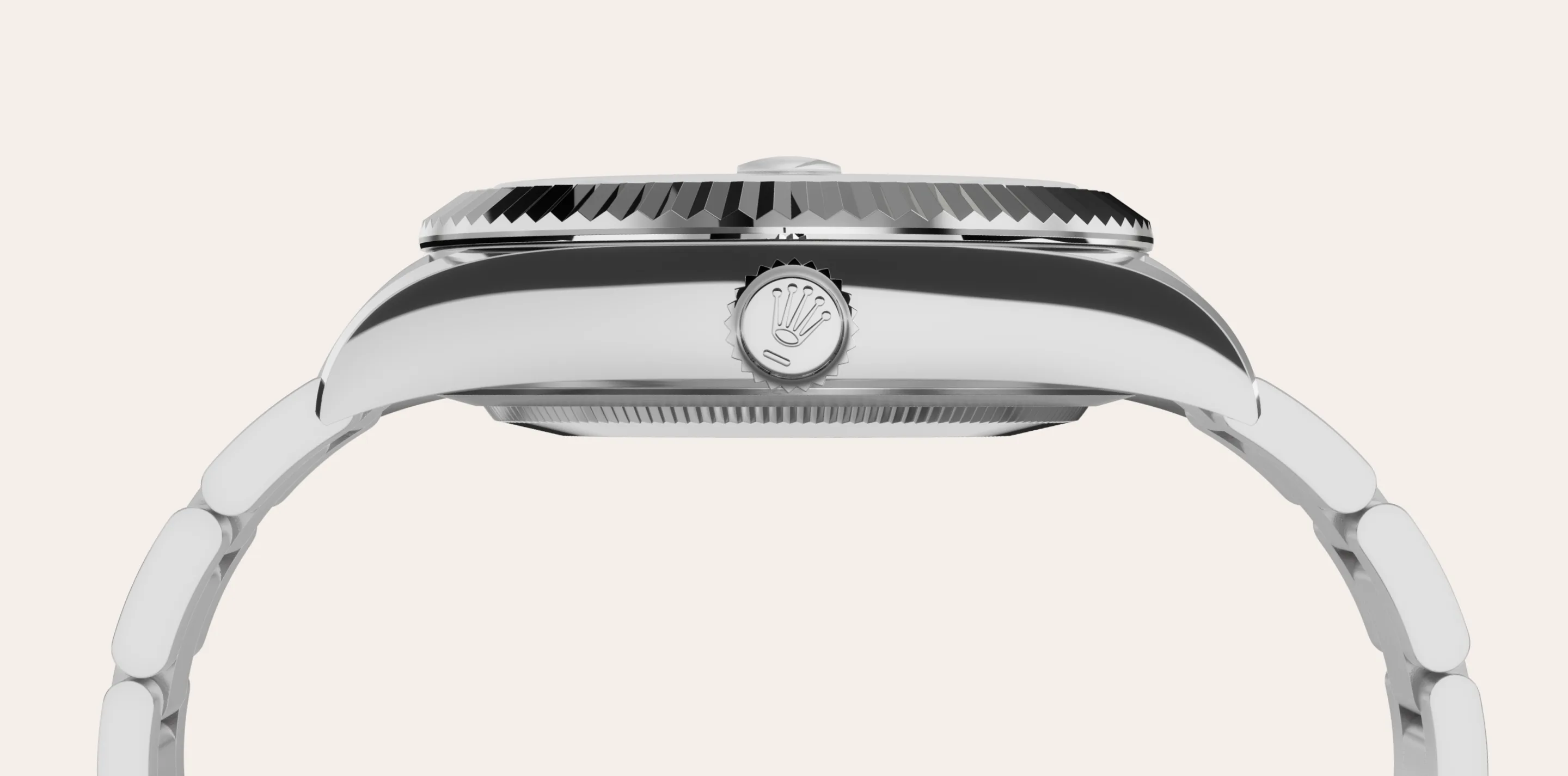 rolex Sky-Dweller, Biały Rolesor – połączenie stali Oystersteel z białym złotem, M336934-0001 - W.KRUK