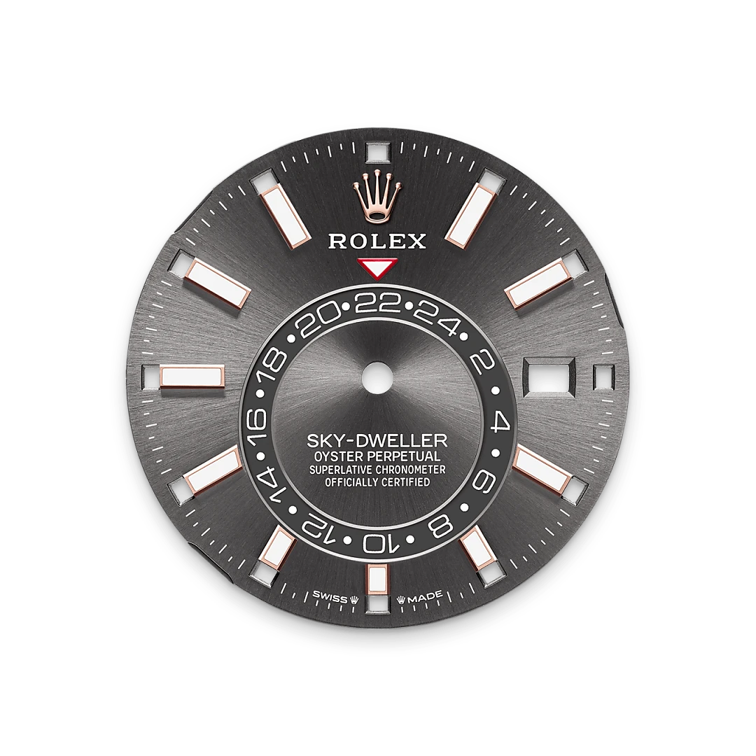 rolex Sky-Dweller, 18-karatowe różowe złoto Everose, M336935-0008 - W.KRUK