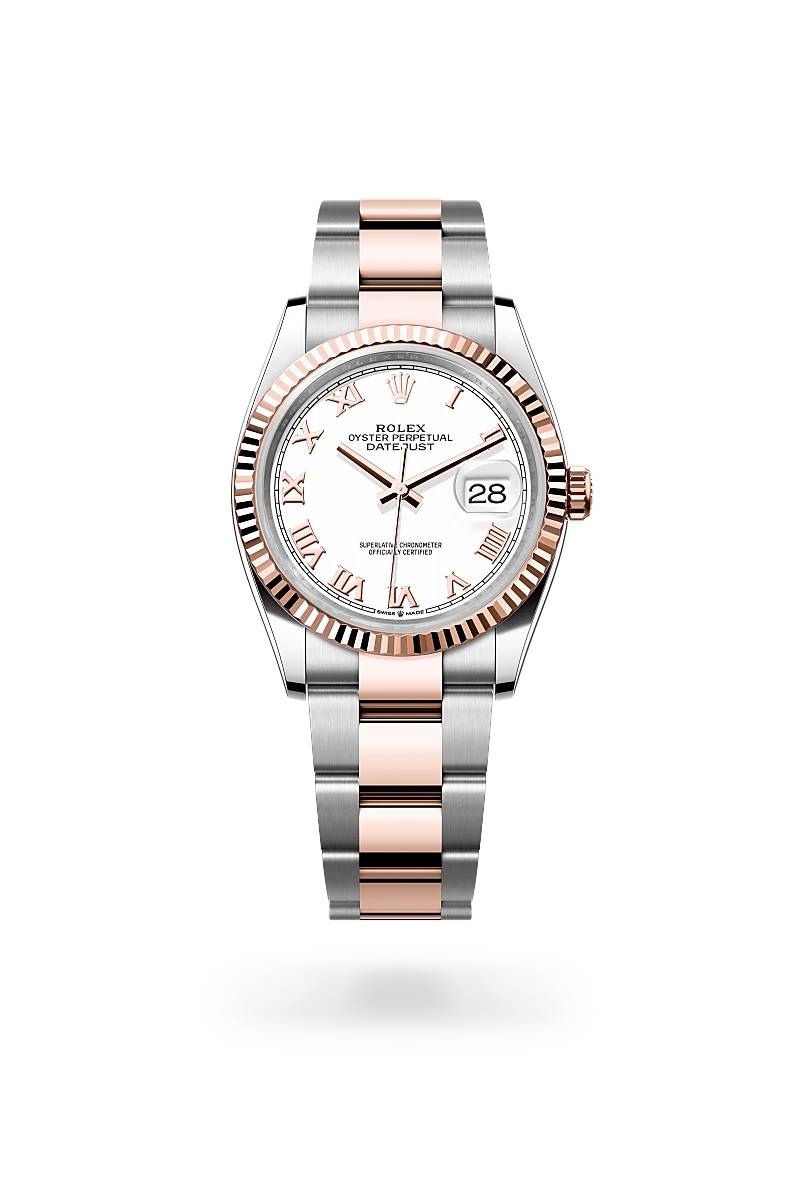 Rolex Datejust 36, Rolesor Everose – połączenie stali Oystersteel z różowym złotem Everose, M126231-0016 - W.KRUK