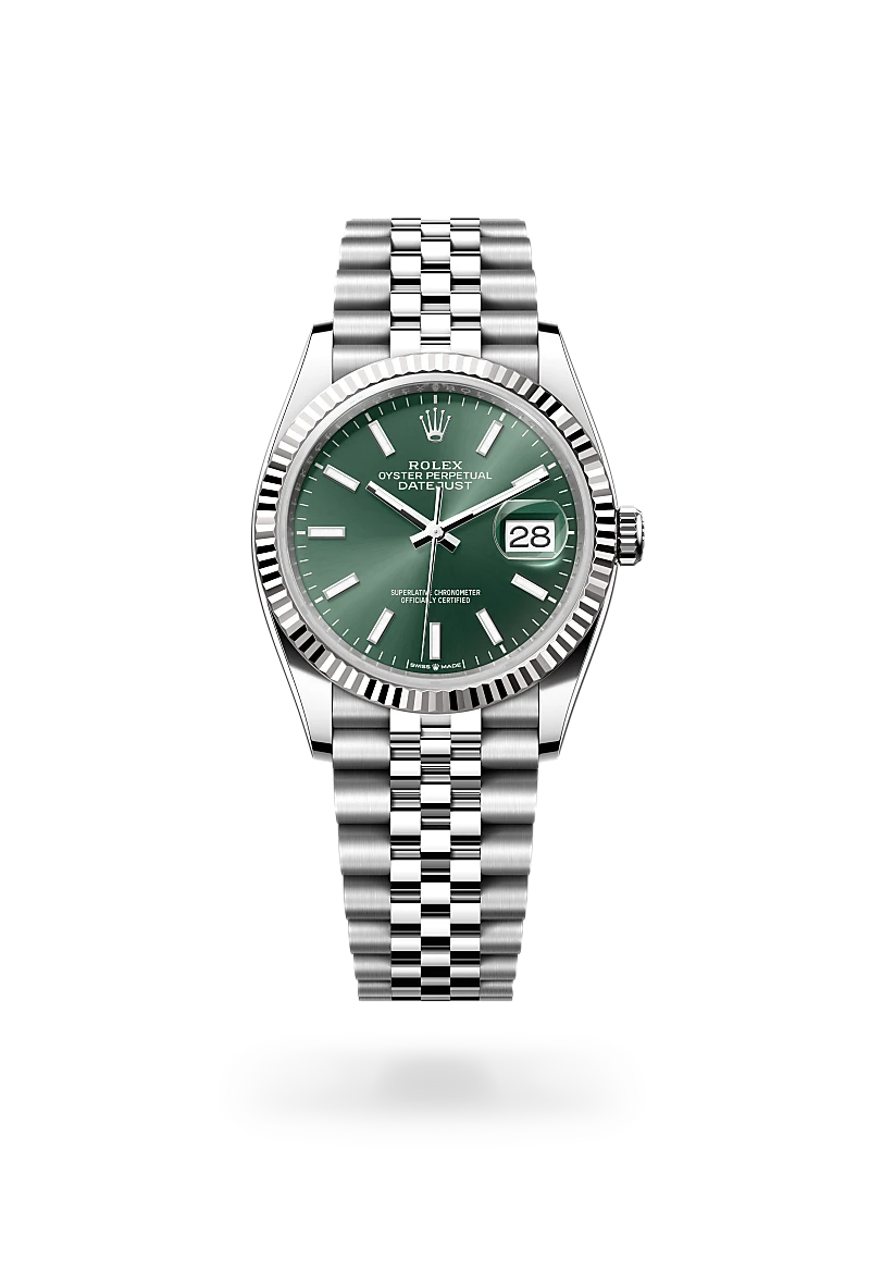 Rolex Datejust 36, Biały Rolesor – połączenie stali Oystersteel z białym złotem, M126234-0051 - W.KRUK
