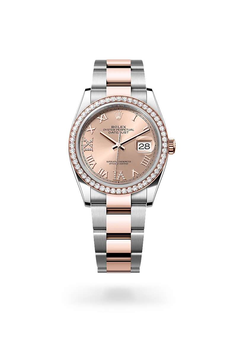Rolex Datejust 36, Rolesor Everose – połączenie stali Oystersteel z różowym złotem Everose, M126281RBR-0016 - W.KRUK