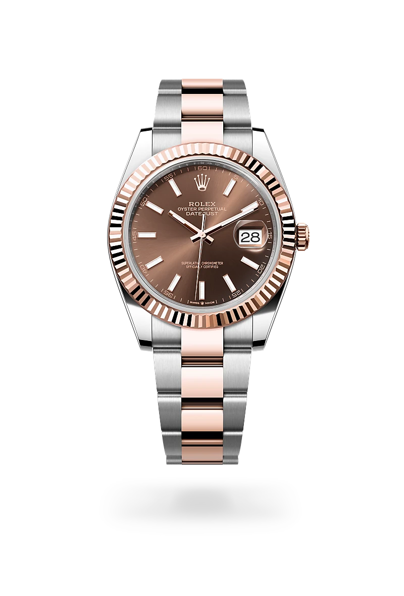 Rolex Datejust 41, Rolesor Everose – połączenie stali Oystersteel z różowym złotem Everose, M126331-0001 - W.KRUK