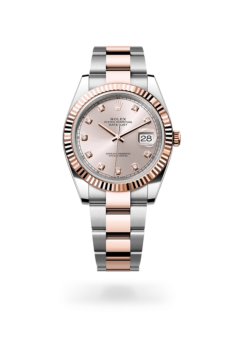 Rolex Datejust 41, Rolesor Everose – połączenie stali Oystersteel z różowym złotem Everose, M126331-0007 - W.KRUK